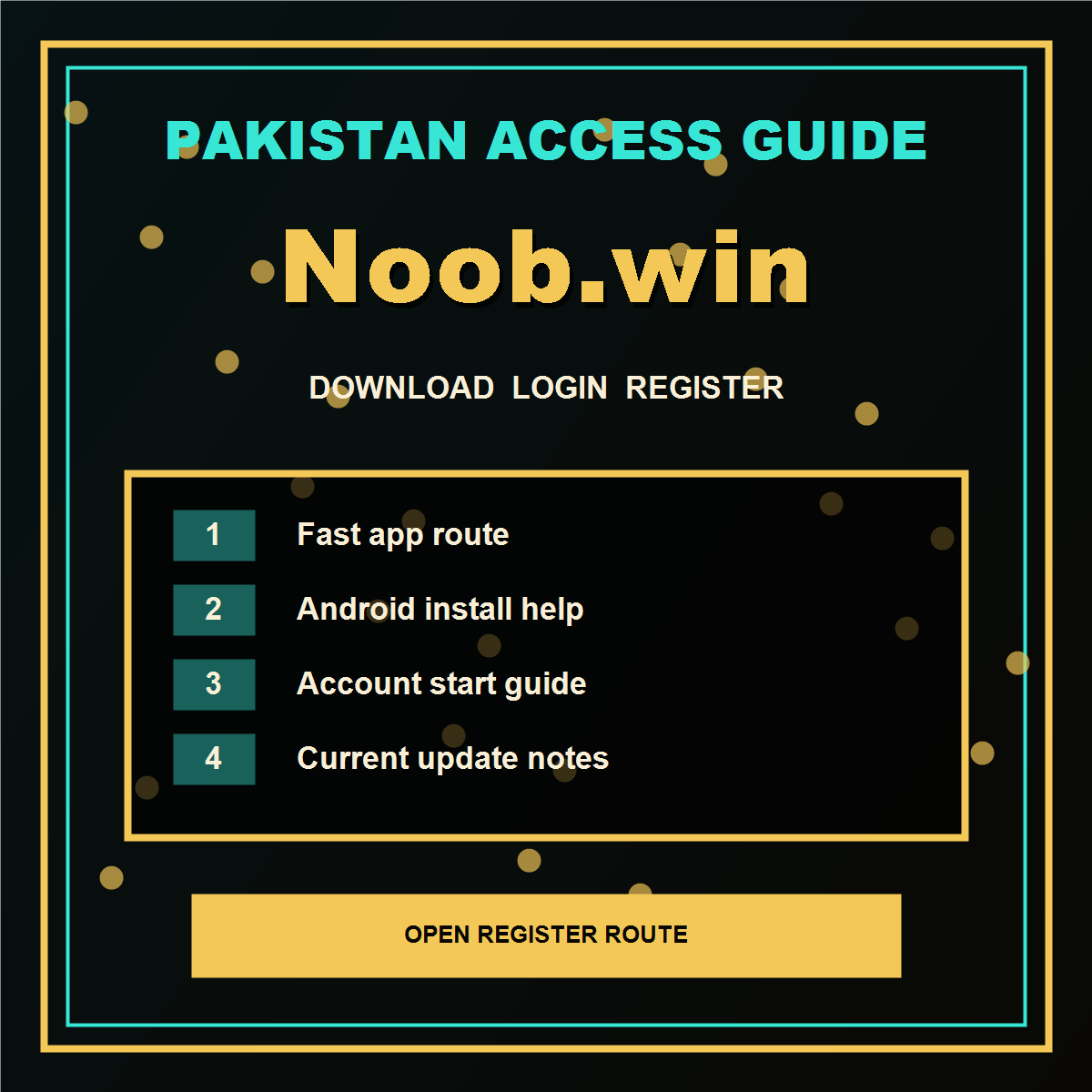 Noob.win Pakistan route visual